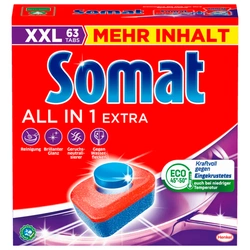 Somat 10 All-in-Extra 63 Spülmaschinentabs 1040g
