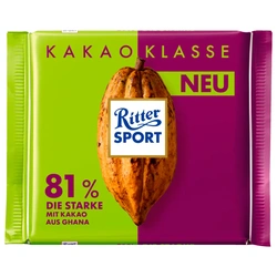 Ritter Sport Kakao 81% Die Starke 100g