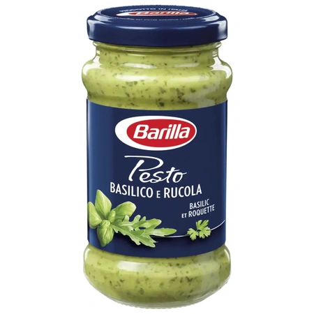 Uberettiget Claire Burger Barilla Pesto Basilico e Rucola 190g (Pesto mit Basilikum, Petersilie und  Rucola) | Shop -
