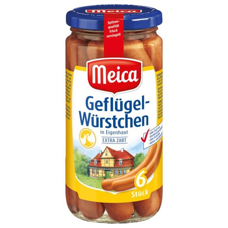 Meica Geflügel Würstchen extra zart 180gr
