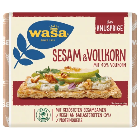 Wasa Knäckekbrot Sesam & Vollkorn 200gr