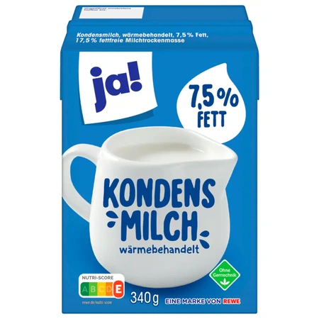 Ja! Kondensmilch 7,5% 340g