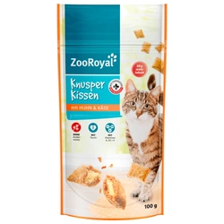 ZooRoyal Knusperkissen mit Huhn und Käse 100g