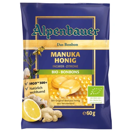 Alpenbauer Manuka Honig Ingwer Zitrone 60g - Fruchtgeschmack