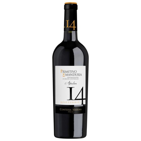 14 Rotwein Primitivo di Manduria Apulien 0,75l (Italien, trocken)