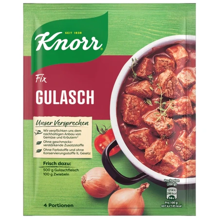 Knorr Fix Gulasch für 4 Portionen 46g
