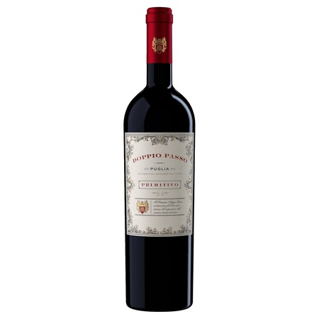 Doppio Passo Salento Primitivo halbtrocken 0,75l (Italien, Rotwein)