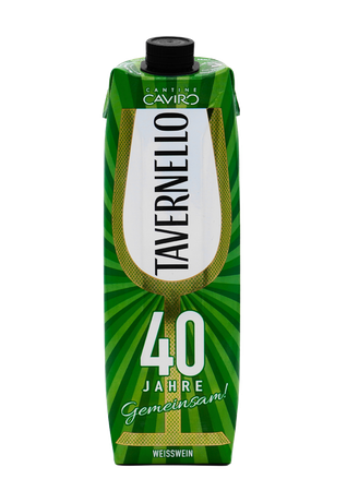 Tavernello Weißwein Tafelwein trocken 1l (Italien)