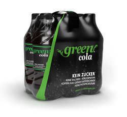 green cola 6x1,0l  *   0 Zucker , nur 2 Kalorien pro Flasche