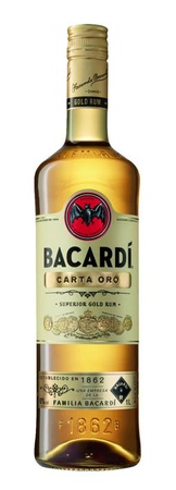 Bacardi Carta Oro Brauner Rum 1,0l