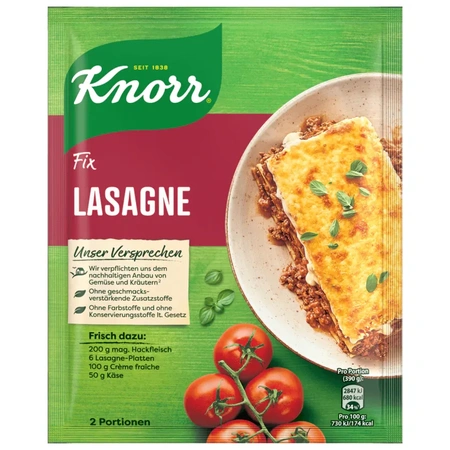 Knorr Fix Lasagne für 2 Portionen