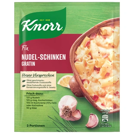 Knorr Fix Nudel-Schinken Gratin 2 Portionen