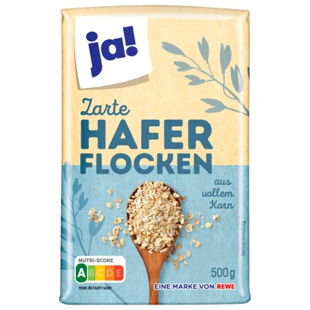 ja! Zarte Haferflocken 500gr