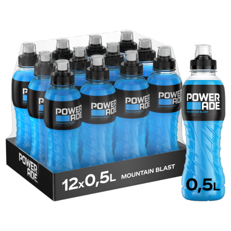 Powerade Sport Mountain Blast 12x0,5l PET-Tray