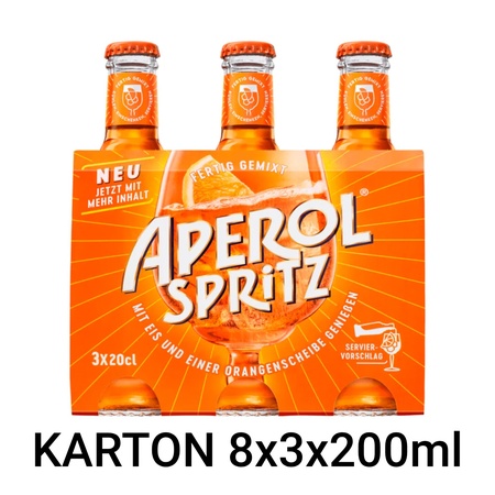 Aperol Spritz 10,5% 8x3x200ml Karton