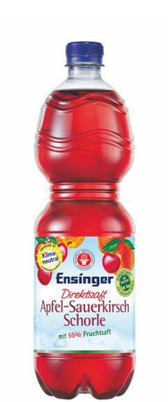 Ensinger Apfel Sauerkirsch Direktsaft 9x1,0l PET
