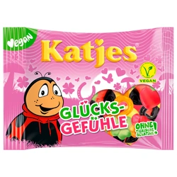 Katjes Glücksgefühle vegan 175g (Fruchtgummi und Lakritz)