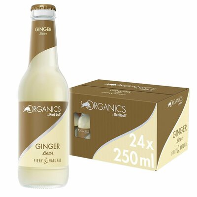 Red Bull Organics Bio Ginger Beer 24x0,25l Glas