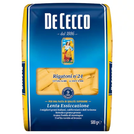 De Cecco Rigatoni Nr.24 500g