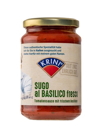 Krini Pastasuace Basilico fresco 370ml