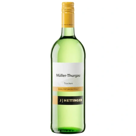 J Hettinger Weißwein Müller-Thurgau trocken 1l (DE-Pfalz QW, Müller-Thurgau Weißwein, trocken)