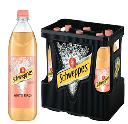 Schweppes white Peach 6x1,0l PET