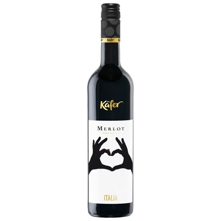 Käfer Merlot del Veneto Rotwein trocken 0,75l (Italien, Rotwein)