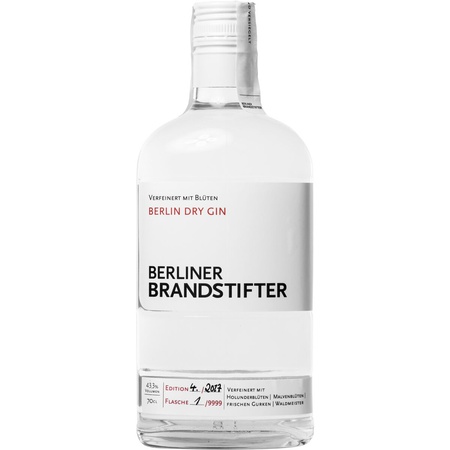 Berliner Brandstifter Dry Gin 43% 0,7l