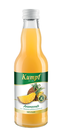 Kumpf Ananassaft 12x0,2l Glas