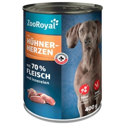 ZooRoyal mit Hühnerherzen 400g