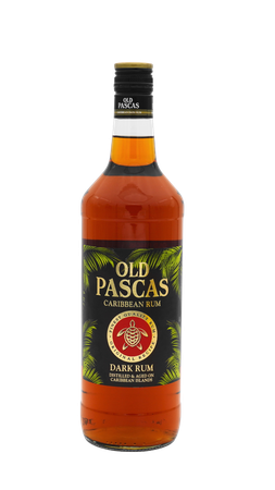 Old Pascas dark brauner Rum 1,0l