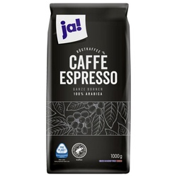 ja! Caffè Espresso Ganze Bohnen 100% Arabica 1kg - Röstkaffee