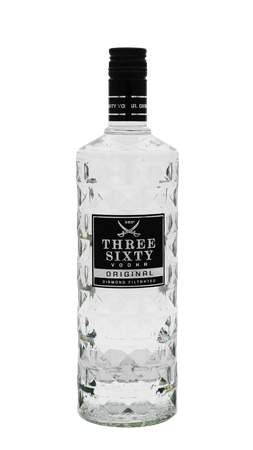 Three Sixty Vodka 1,0l Literflasche