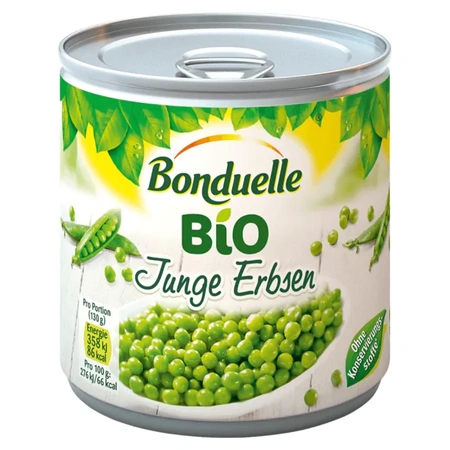 Bonduelle Bio junge Erbsen 265g