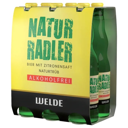 Welde NaturRadler Alkoholfrei 6er Pack 6x0,33l