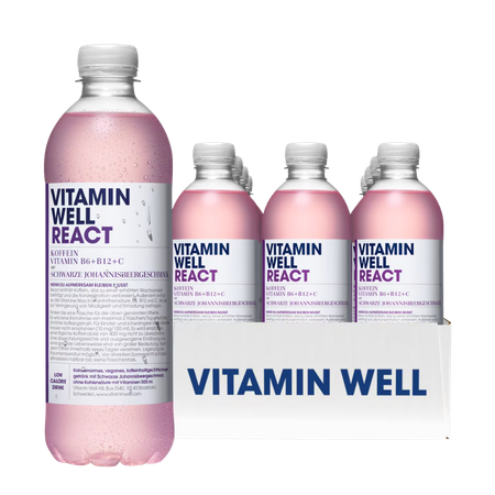 Vitamin Well React 12x0,5l