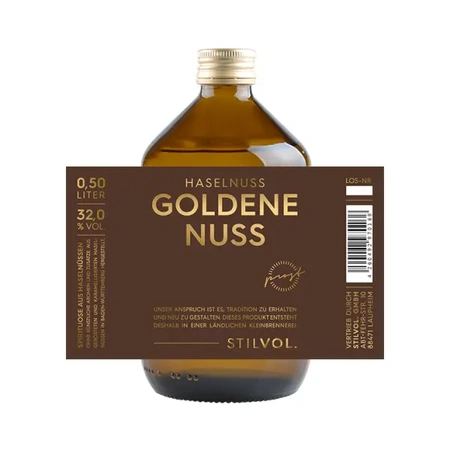 STILVOL. Goldene Haselnuss 32% 0,5l
