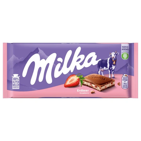 Milka Erdbeer-Joghurt Schokolade 100g