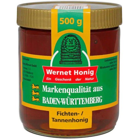 Honig Wernet Deutscher Tannenhonig 500g