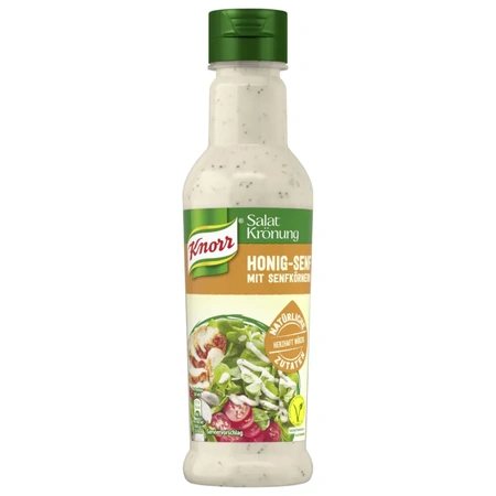 Knorr Salatkrönung Honig-Senf Flasche 210ml (Honig & Senf Dressing)