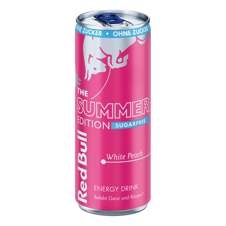 Red Bull Summer Edition SUGARFREE White Peach 24x0,25l