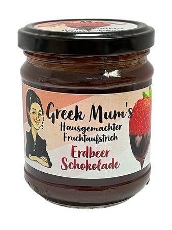 Greek Mum's Erdbeer Schokolade, 240gr