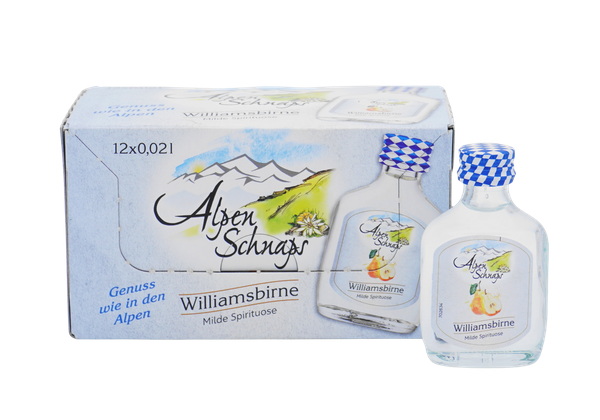 Alpenschnaps Williamsbirne 12x0,02l