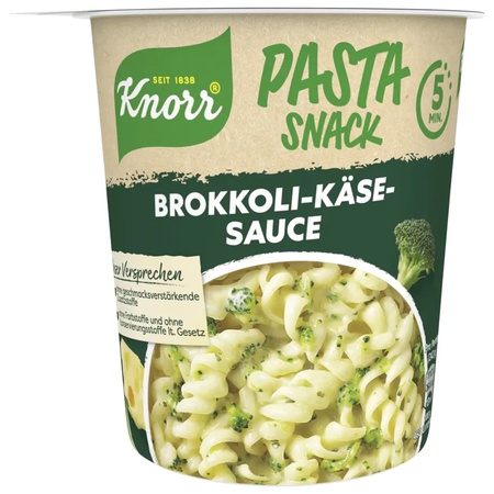 Knorr Pasta Snack Broccoli-Käse Sauce 62g (Nudeln in Brokkoli-Käse-Sauce)