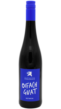Esslinger Oifach guat Rotwein 0,75l (Esslinger Schenkenberg, Rotwein, halbtrocken)