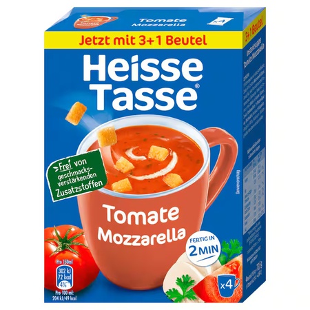 Heisse Tasse Tomate Mozzarella 46,8g