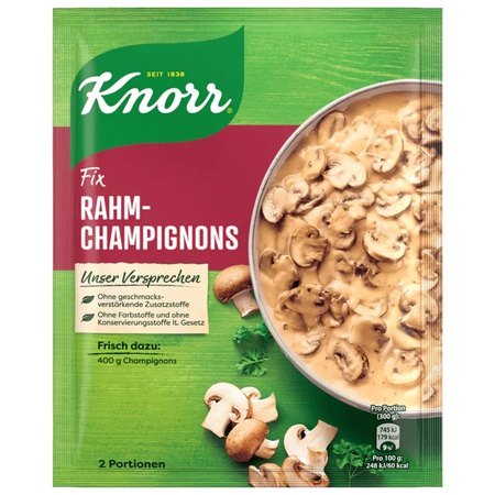 Knorr Fix Rahm-Champignons 2 Portionen