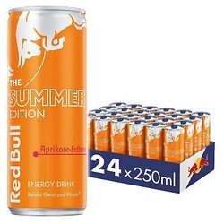 Red Bull summer Aprikose Erdbeere 24x0,25l Pfand