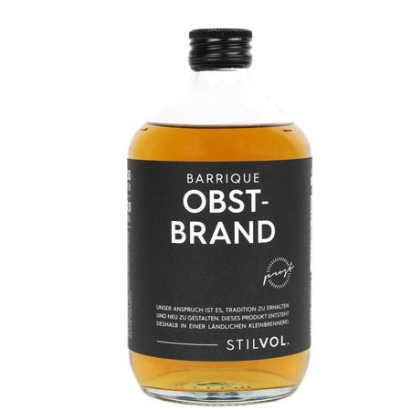 STILVOL. Barrique Obstbrand 40%  0,5l