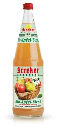 Streker BIO Apfel Birnen Direktsaft  6x1.0l Kiste